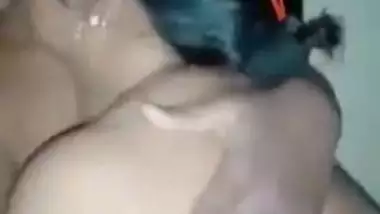 XXX sex of man and stepson’s Desi girlfriend surprisingly becomes MMS