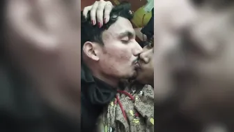 Desi college couple engaging in passionate sex in Oyo room