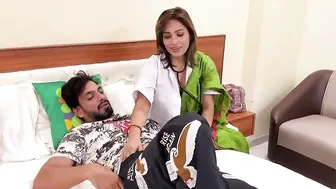 Hot lady doctor tricked into sex by the cunning patient